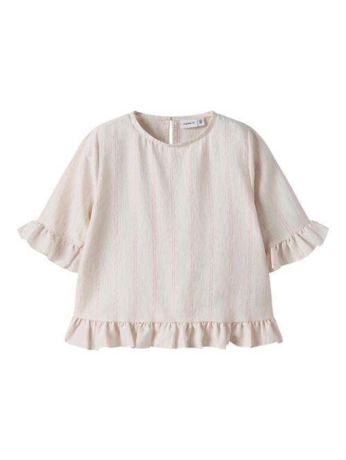 NAME IT Bluse  beige / lyserød