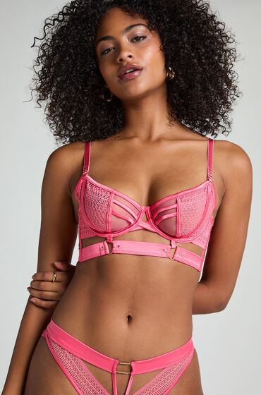 Hunkemöller Ikke-formstøbt bøjle-bh Missy pink