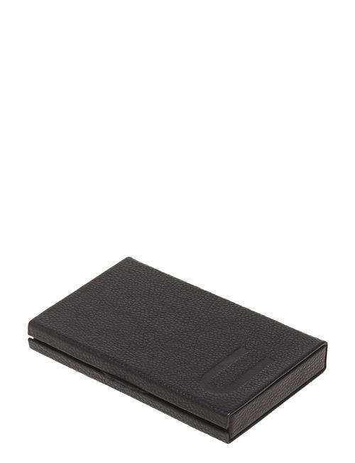 Personal Card Holder Design Letters Grey