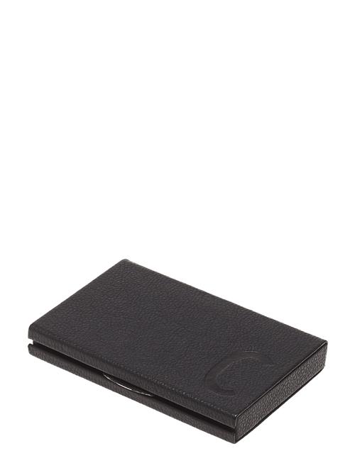 Personal Card Holder Design Letters Black
