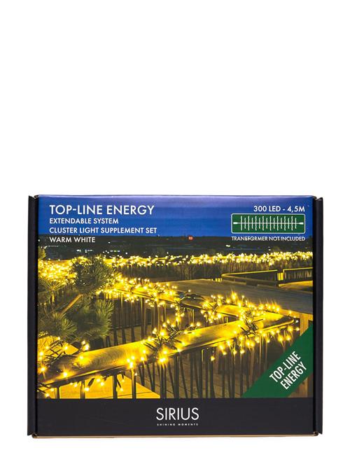 Topline Energy Cluster Lights Supplement Set, 300 Led Sirius Home Black