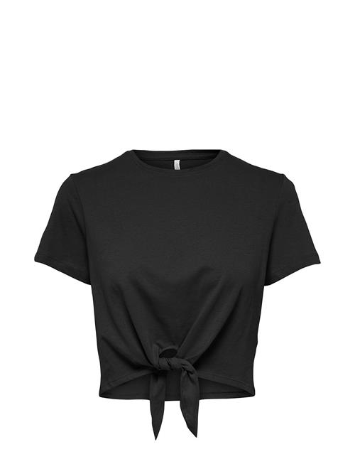 Onlmay S/S Short Knot Top Box Jrs ONLY Black