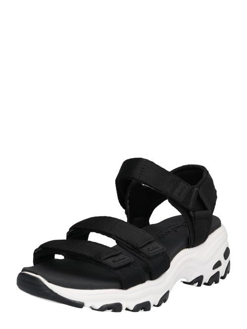 SKECHERS Trekkingsandaler  sort / hvid