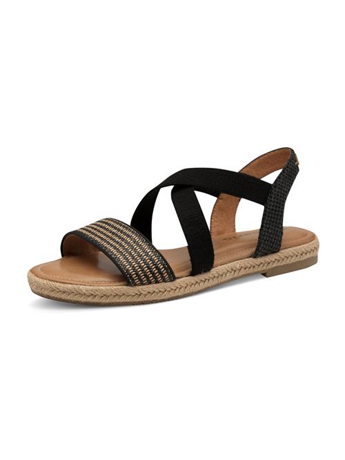 Tamaris Sandaler med rem  brokade / sort
