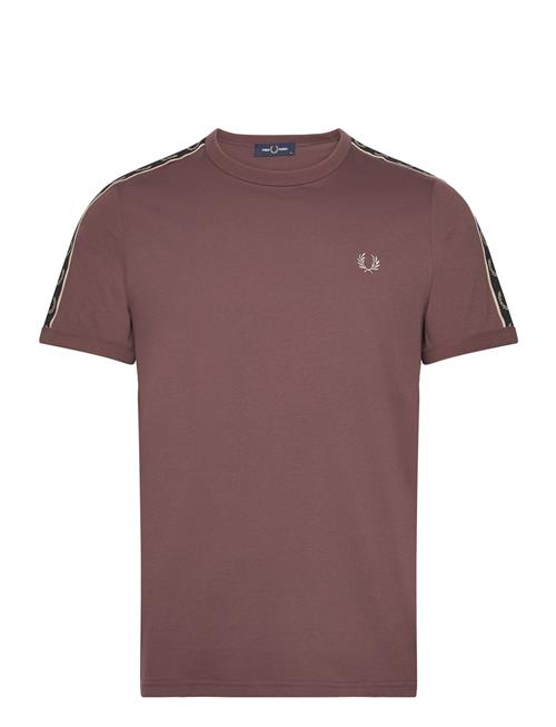 Taped Ringer T-Shirt Fred Perry Brown