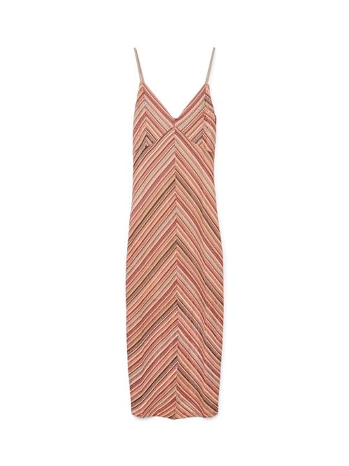 VERO MODA Sommerkjole 'VMDemi'  beige / brun / orange / rød