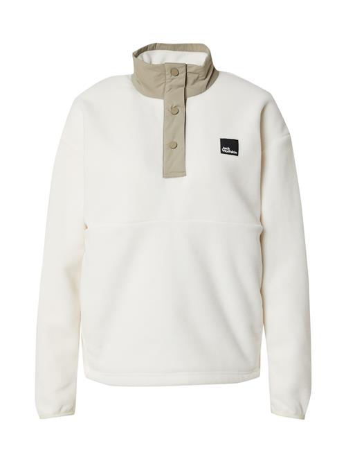 JACK WOLFSKIN Sportsweatshirt 'Sumetro'  lysebeige / mørkebeige