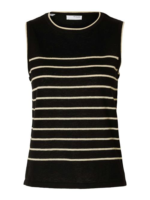 SELECTED FEMME Sticktop  beige / sort