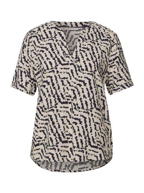 STREET ONE Bluse  sand / sort