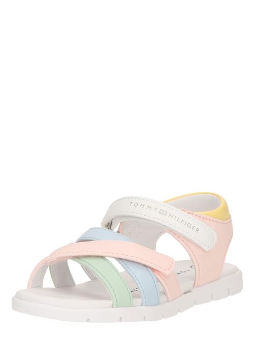 TOMMY HILFIGER Sandaler  lyseblå / lysegrøn / lys pink / hvid