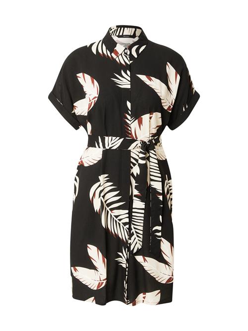 VERO MODA Blusekjole 'VMEASY JOY'  beige / rustbrun / sort / hvid