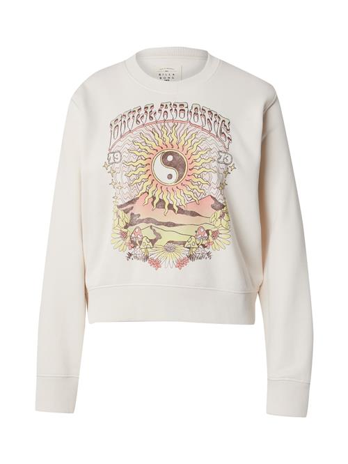 BILLABONG Sweatshirt 'BALANCED OUT'  brun / gul / lyserød / offwhite