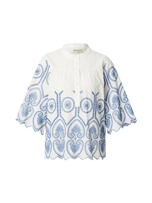 Lollys Laundry Bluse 'Louise'  blå / hvid