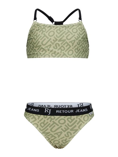 Retour Jeans Bikini 'Esmeralda'  græsgrøn / sort