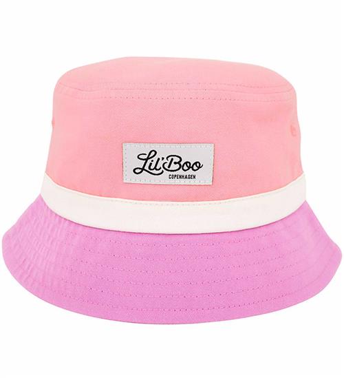 Lil' Boo Copenhagen BÃ¸llehat - Block - Pink/Lilla