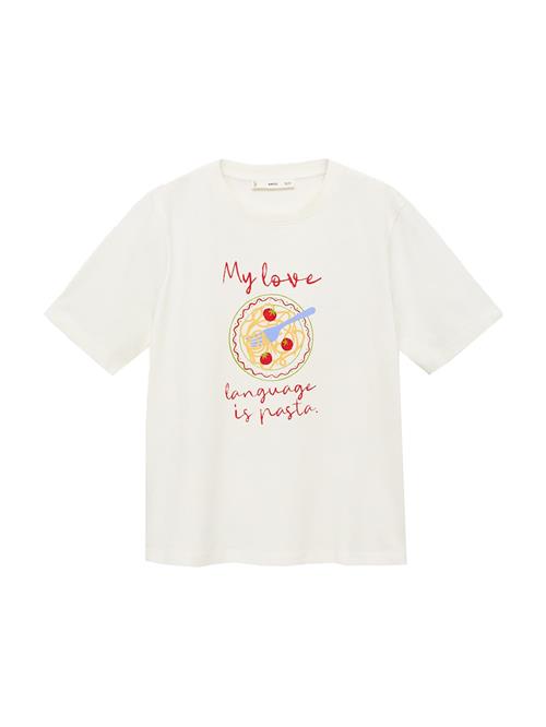 MANGO Shirts 'Rin'  lyseblå / gul / pastelgul / rød