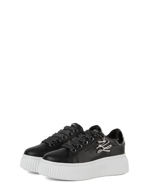 Karl Lagerfeld Sneaker low  sort / sølv