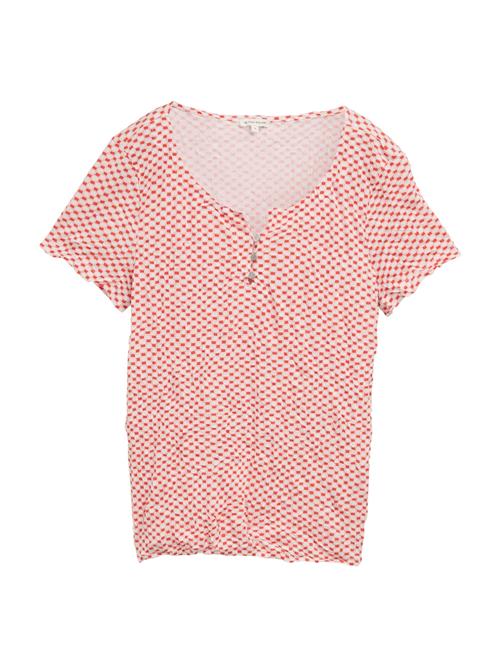 TOM TAILOR Shirts  knaldrød / hvid