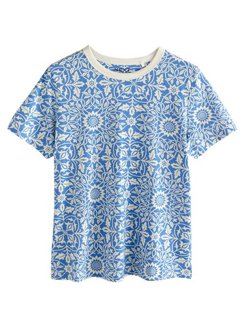 Next Shirts 'Essential'  blå / hvid