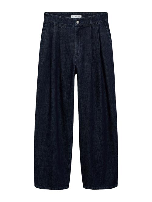 MANGO Jeans med lægfolder 'Melissa'  marin