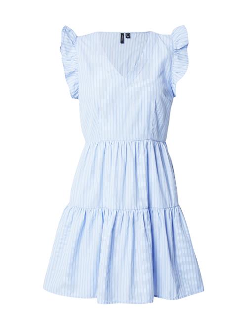 VERO MODA Sommerkjole 'VMFanni'  lyseblå / hvid