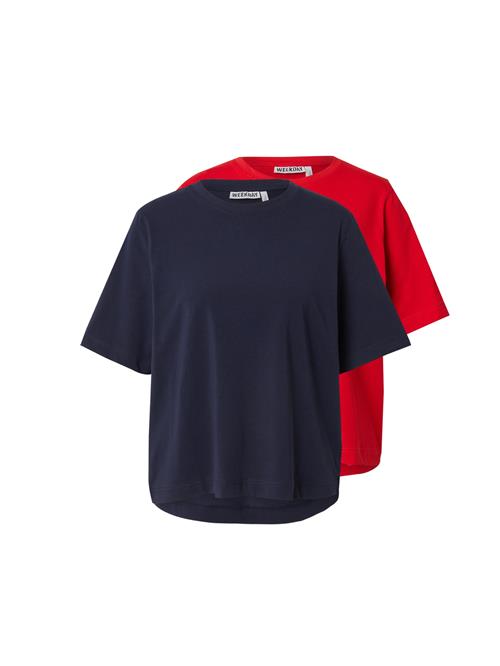 WEEKDAY Shirts  navy / rød