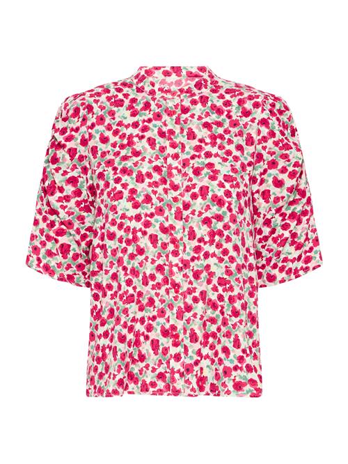 ICHI Bluse 'IHAYA'  gul / pink / lyserød / hvid