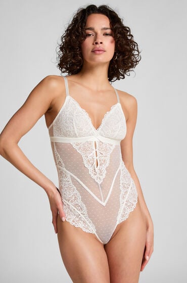 Hunkemöller Posie body hvid