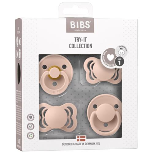 BIBS Try-it Collection Sutter Blush  Blush 0+ Months  Lyserød  0+ måneder  unisex