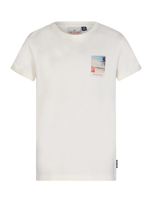 Retour Jeans Shirts 'Damon'  lyseblå / rød / sort / offwhite