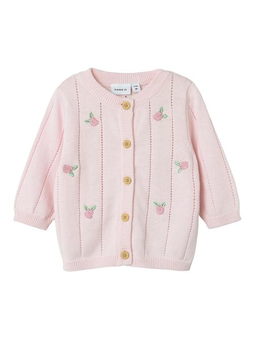 NAME IT Cardigan  grøn / lyserød / gammelrosa
