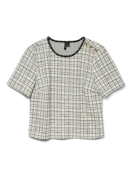 VERO MODA Overdel 'VMADELINE'  sort / hvid