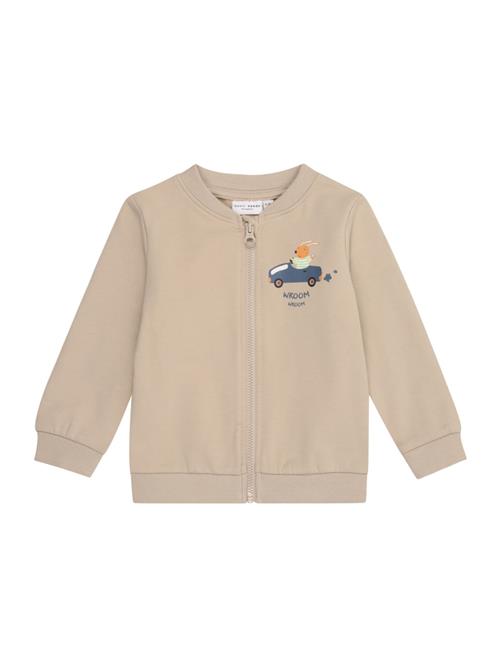 NAME IT Sweatjakke 'NBMVONNE'  mørkebeige / safir / orange / hvid