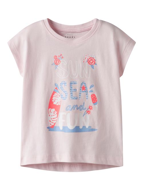 NAME IT Bluser & t-shirts 'NMFVIOLET'  lyseblå / lyserød / melon / hvid