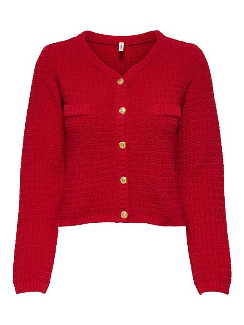ONLY Cardigan 'ONLNolan'  gul / rød
