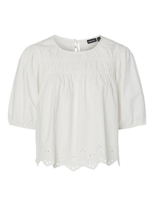 PIECES Bluse 'PCSalmina'  hvid