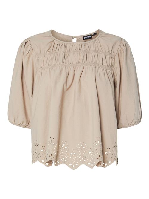 PIECES Bluse 'PCSalmina'  beige