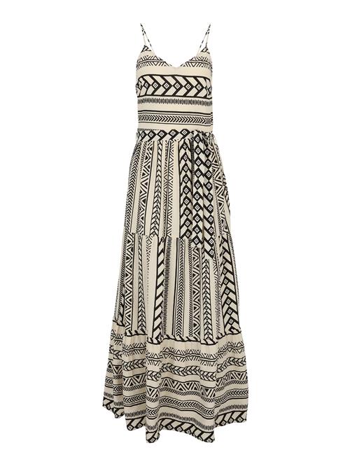 Vero Moda Tall Kjole 'VMDICTHE'  creme / sort