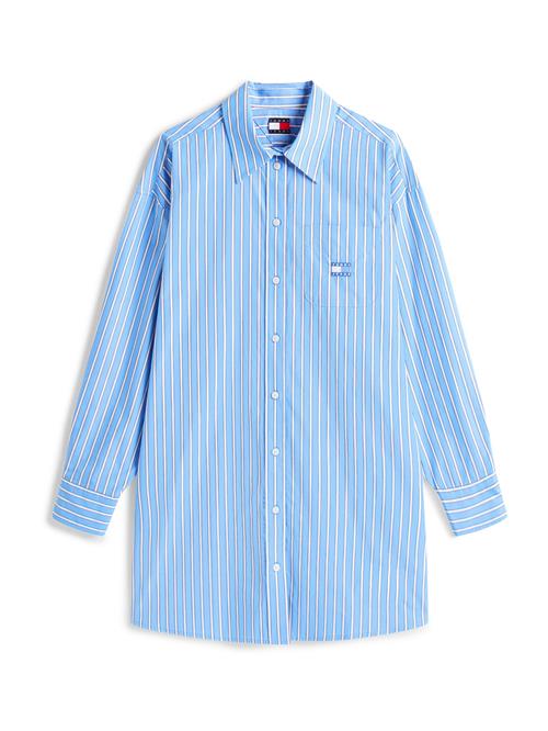 Tommy Jeans Blusekjole  blå / hvid
