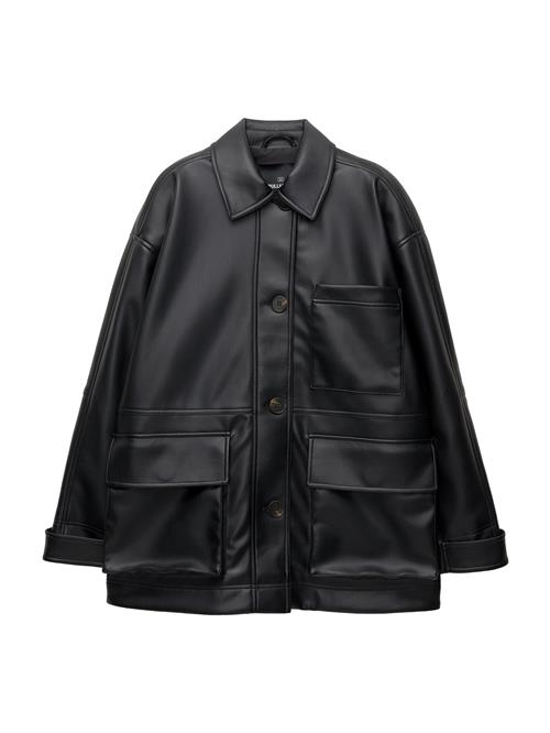 Pull&Bear Overgangsjakke  sort