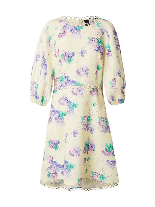 Marc Cain Kjole  pastelgul / grøn / lilla / lysviolet
