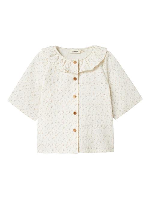 NAME IT Bluse  beige / oliven / hvid
