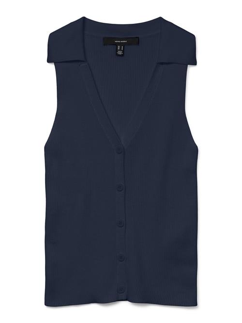 VERO MODA Strikvest 'VMWillow'  navy