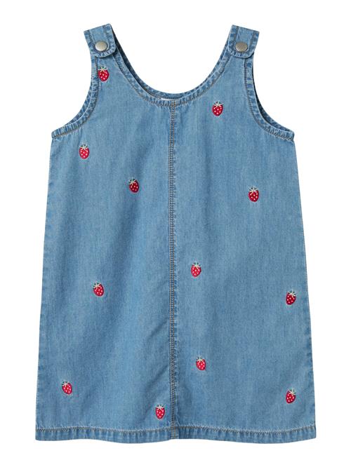 NAME IT Kjole 'NMFLyda'  blue denim / mint / rød / hvid