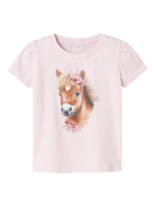 NAME IT Bluser & t-shirts 'NMFHANI'  brun / lyserød / sort / hvid