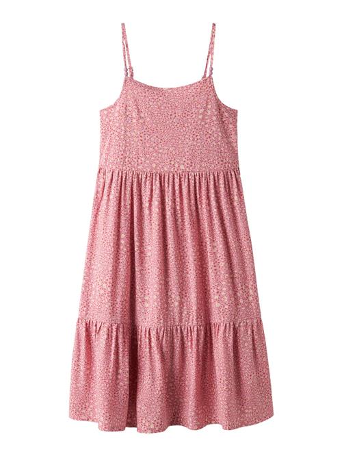 NAME IT Kjole  beige / pink / hindbær