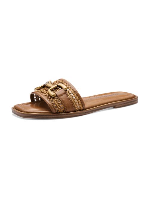 Tamaris Pantoletter  umbra / guld