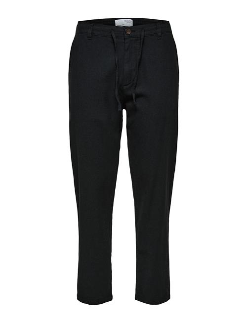 Slh172-Slimtape Brody Linen Pant Noos Selected Black