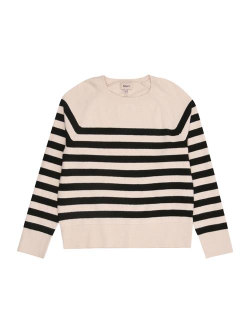 ONLY GIRLS Pullover 'Kogama'  beige / sort