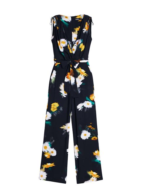 Se Desigual Jumpsuit  gul / smaragd / sort / hvid ved About You
